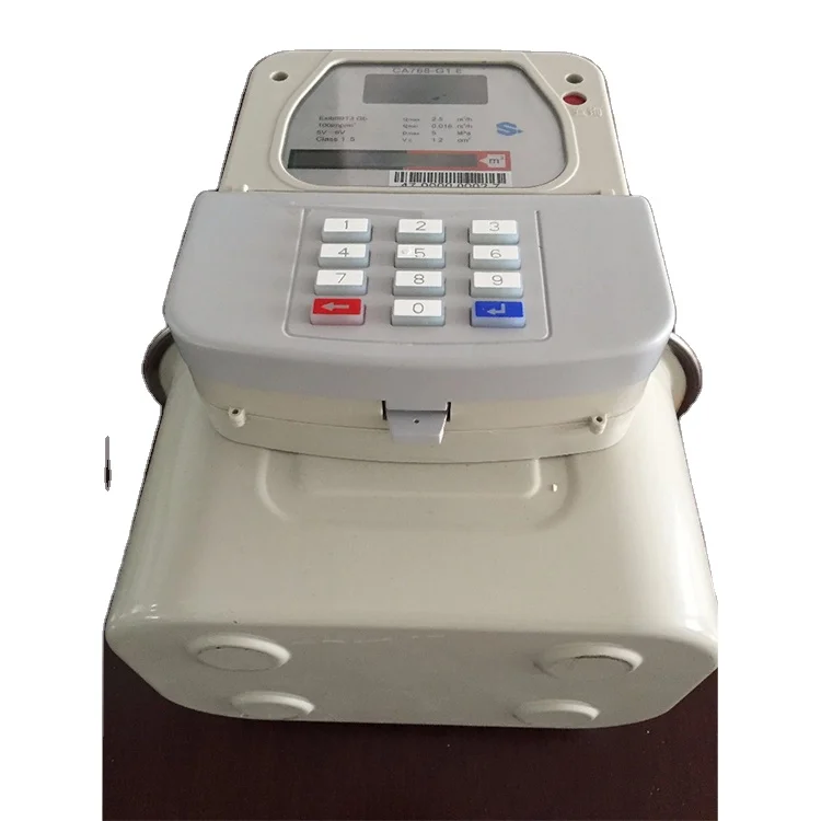 China Manufacture Sts Standard Keypad Pay As You Go Prepaid Gas Meter Recharge With Mobile Payment (1600486630355)