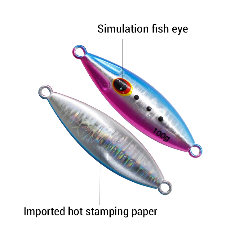 JY-04 30g 40g 60g 80g 100g 120g fishbait sea saltwater fishing Slow jigging bee lures jigs
