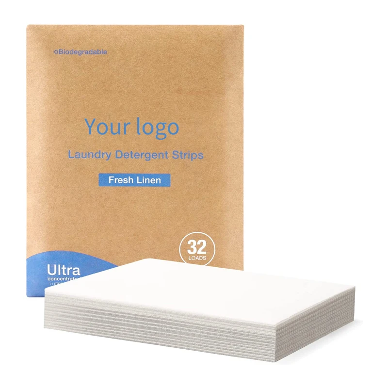 Экологически чистые биоразлагаемые чистые натуральные растительные моющие средства для стирки/полоски