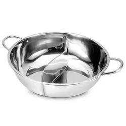Электрический чайник из нержавеющей стали для горшок 2 отделения вкус включает индукционную плиту полировки суповая кастрюля готовки Годный к употреблению домашняя