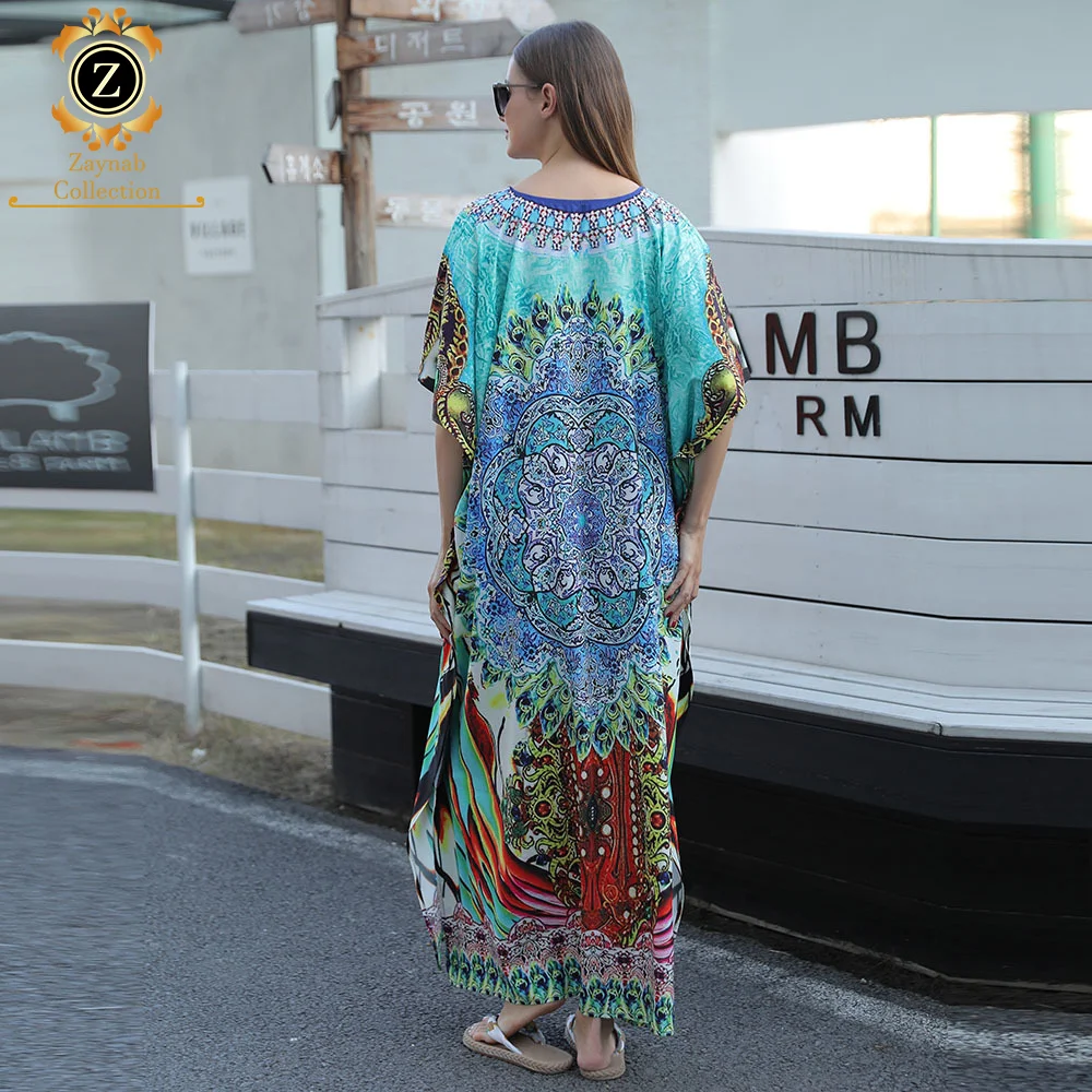 Zaynab Kaftan Abayas Open Wholesale Women Dubai Islamic Clothing Custom Fabric Material Kaftan Abaya Women Muslim Dress Kaftan