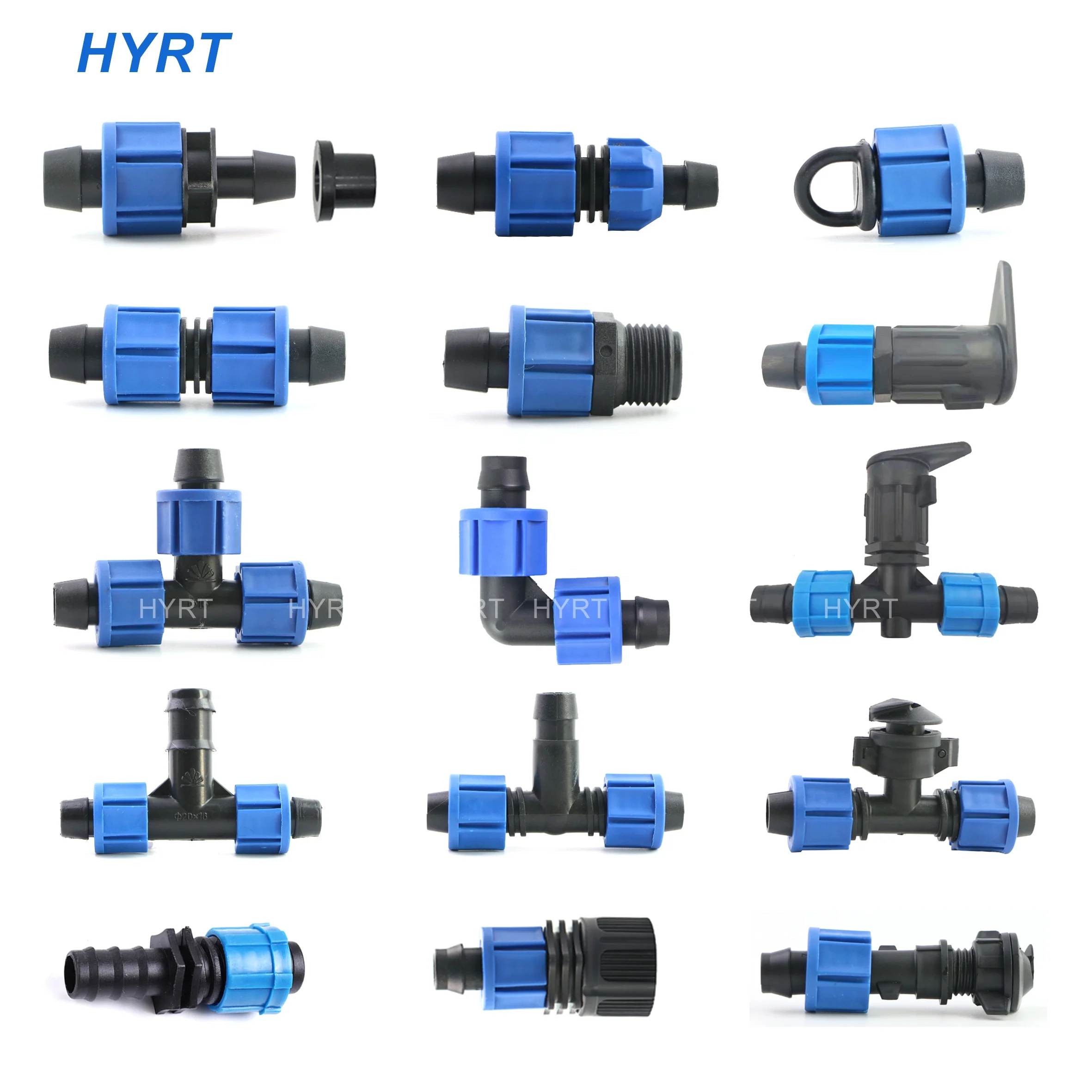 16mm Drip Tape Irrigation Fittings drip  irrigation system