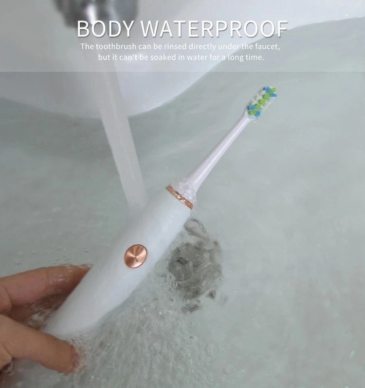 Hot Sell Travel Portable Waterproof IPX7 Electric Toothbrush Rechargeable Sonic Electric Automatic Toothbrush