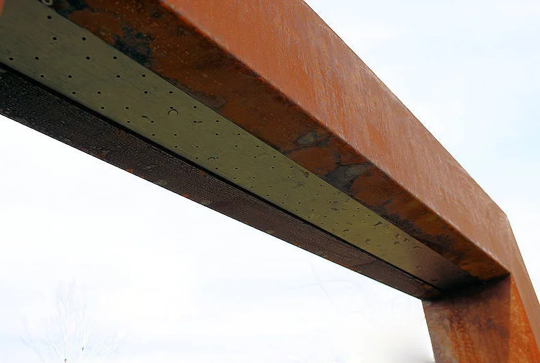  Corten стальная дождевая занавеска фонтан для воды с