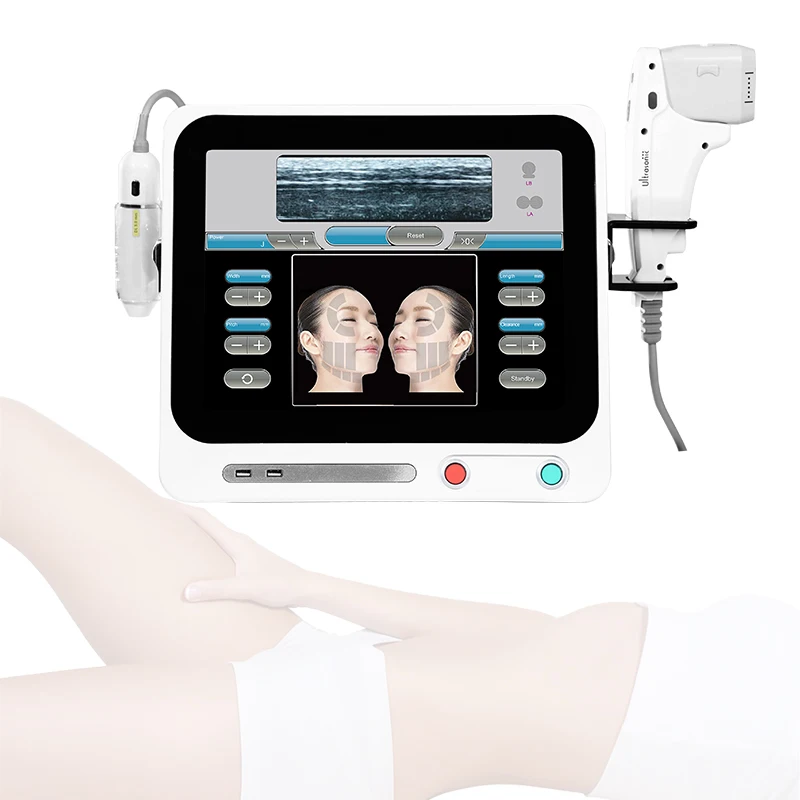 100000 Shots 12 Lines Beauty Max Vmax 7d Lifing Hifu Corporal Face Cartridge High Intensity Focused Ultrasound Hifu