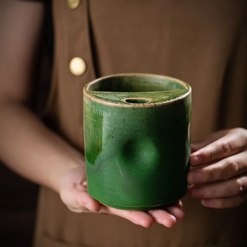 MSH 500ml/610ml/900ml Japanese Pottery Handmade Large Capacity Ceramic Drink Tea And Coffee Mug Without Handle