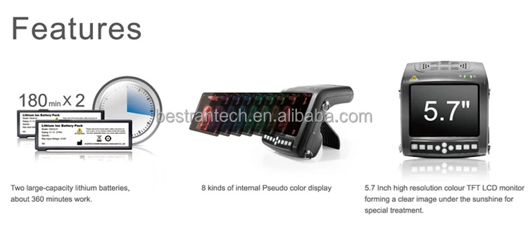 BT-VUD66  hospital portable Full Digital B Mode Veterinary Ultrasound scanner price medical vet ultrasound machine