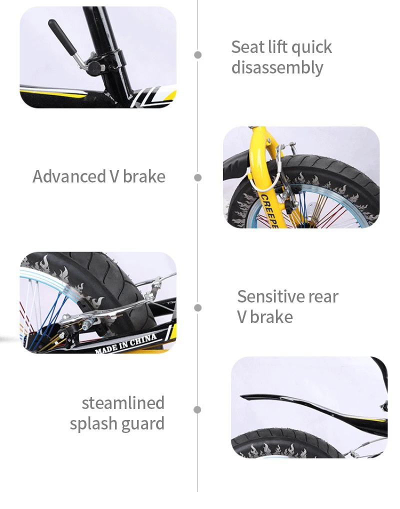 bikes bmx 20 inch for adult China factory best performance and cool design 2022 boys girls bikes bmx bicicleta