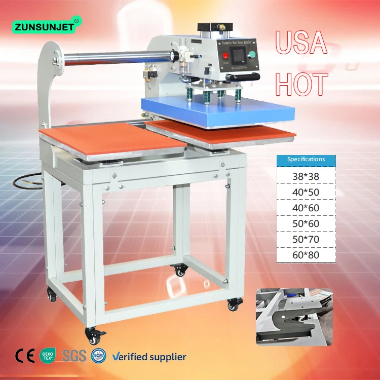 multifunction a1 t- shirt heat transfer paper printing Automatic heat press machine price for t-shirt clothing 16 24