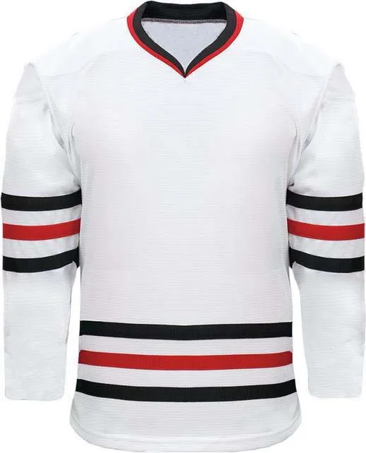 100% polyester high quality custom blank embroidery ice hockey jersey 1 moq