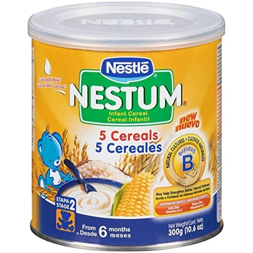 
Nestle Nestum Cerelac Wheat Infant Cereal with Milk 14.1 oz. Canister 