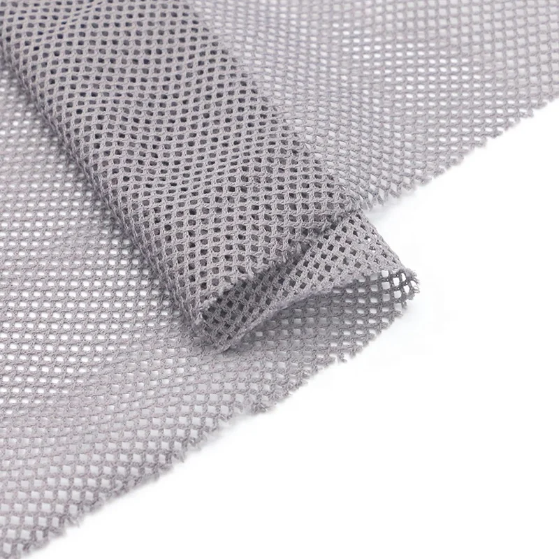 Breathable High Quality warp knitted polyester soft  Mesh Fabric for dress
