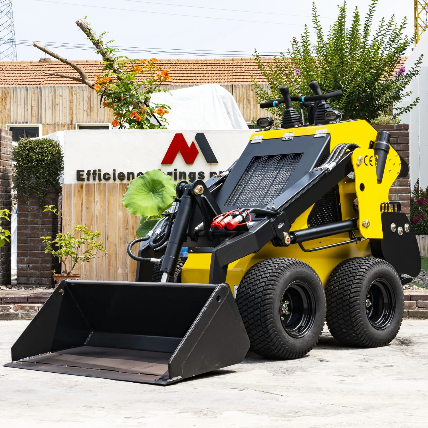 Meng Brand New TY-323S grass tire wheel petrol model mini loader 23hp loader