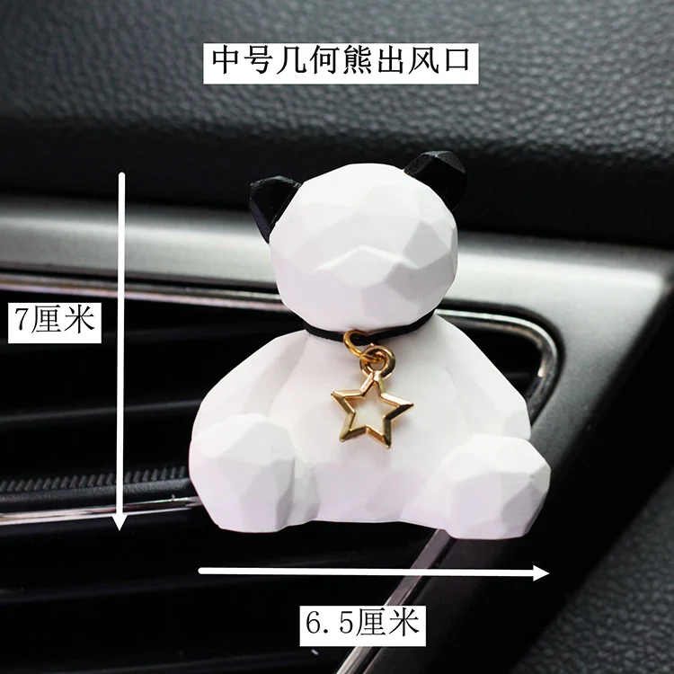 Scented Ceramic bear Shaped Aroma Diffuser Car decoration air freshener aroma scented gypsum scented clay