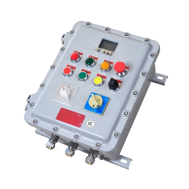 Hazardous area explosion-proof local control box push button LCZ BZC exe exd IIA IIB IIC DIP