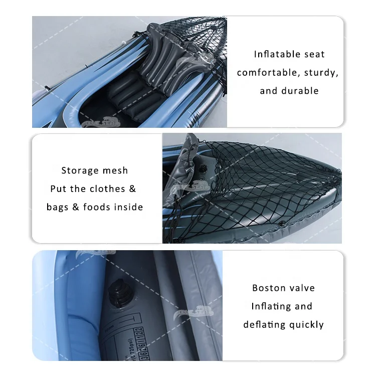 BS-k274 electric motor sea modular price folding inflatable kayak seat