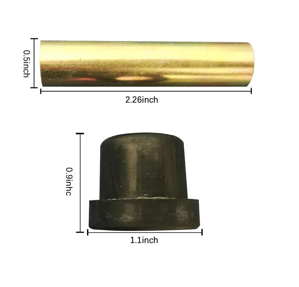 Front Leaf Spring Bushing and Sleeve Kit for Club Car DS Golf Cart #1015583 1012303