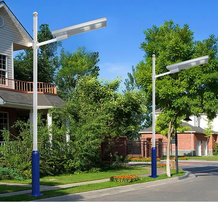 aluminum 300w 300 watts 50w 200w 100w solar street lamps light with pole 60w 500w for outdoor garden street in shenzhen