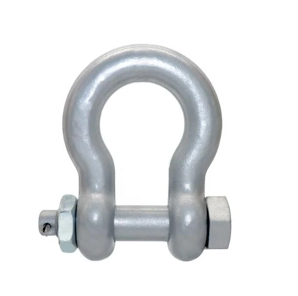 Hot Selling Rigging Hardware G2130 Us Type Bow Type Shackle Bolt Safety Anchor Shackle