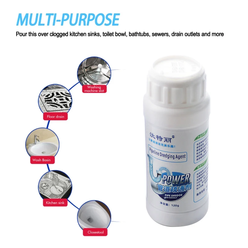 Hot sale Sink cleaner Powder Unblocked Drain Cleaner Home Cleaning Powder