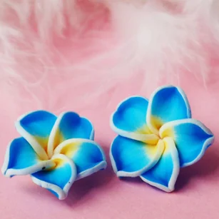 
Ceramic Soft Polymer Clay Egg Flowers Jewelry DIY Accessory 