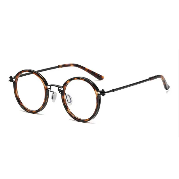 2022 new arrivals Japanese high quality luxury Italy brand designer vintage round latest design spectacle eyewear frames