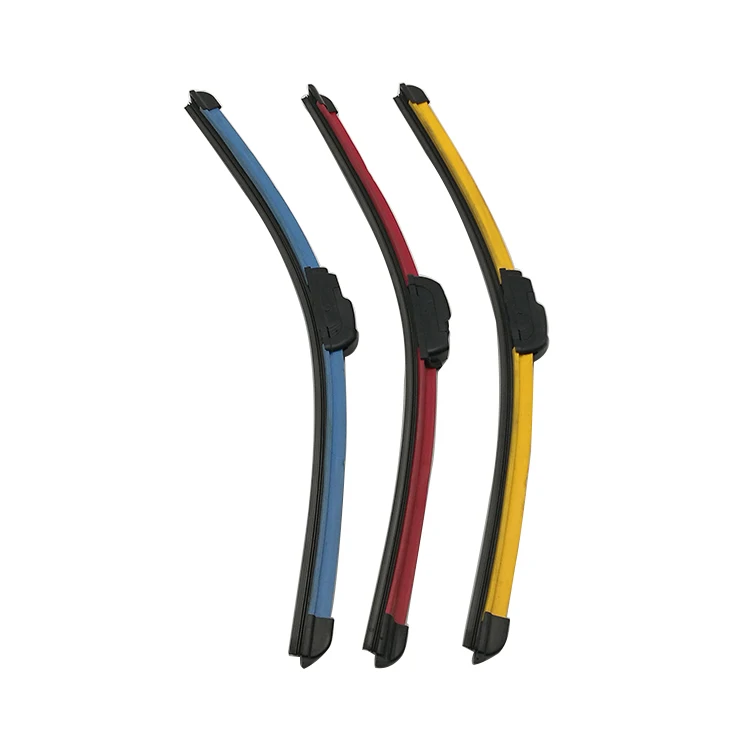 Manufacturer Wholesale Colored Water Repellency Wiper Blade Universal Windshield Wiper Blade Auto Accessories