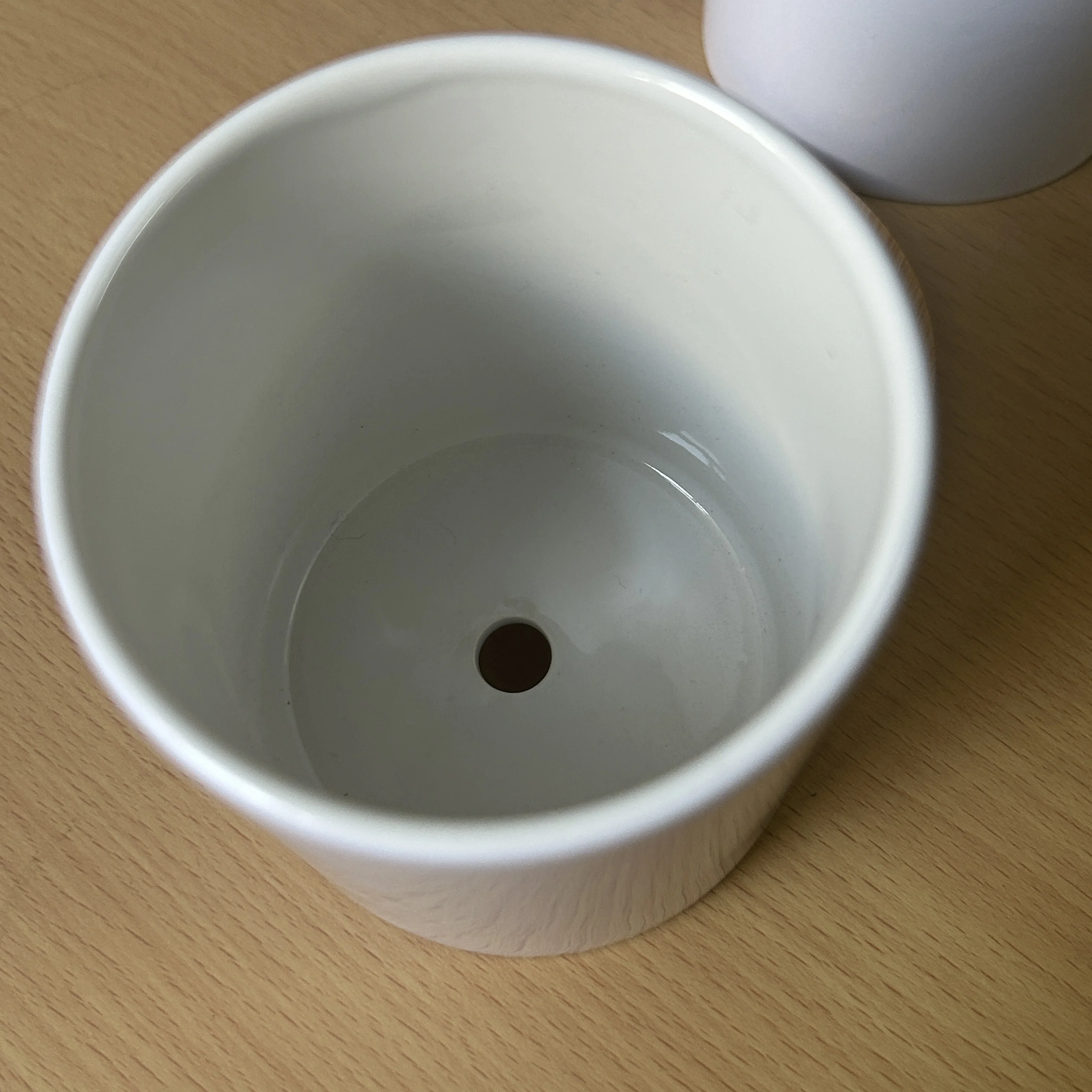 Hot sale 12oz Sublimation White ceramic square succulents flower plant pots flowerpot coaster for DIY