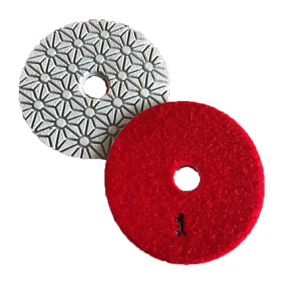 3 4 5 Inch Abrasive Disc 3 Steps Diamond Polishing Pads tools For Stone quartz tools to work with granite