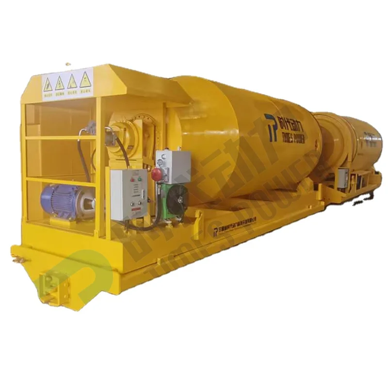 Times Power Manufacturer supply  3m3 concrete rail mixers with pump high quality concrete machinery for tunnel