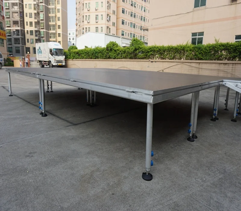 Heady Duty Mobile LED Screen Stage Non-slip Stage Platform Drum Stage