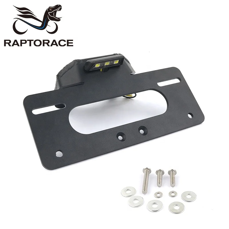 Raptorace fit for Polaris Slingshot Base SL SLLE  aftermarket aluminum number license plate holder fender eliminator tail tidy