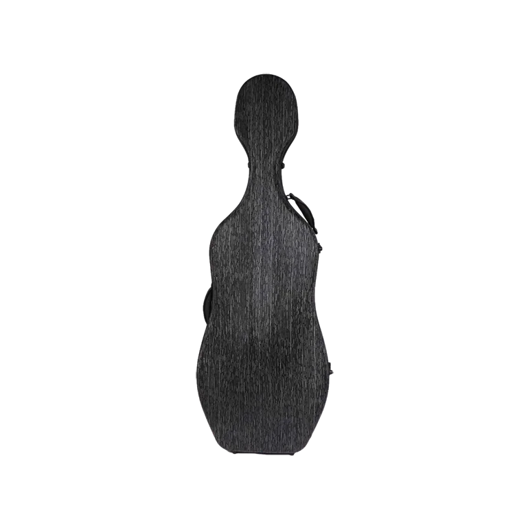 High quality light weight layers of fiberglass aviation foam  and polycarbon cello case Custom OEM  4/4  G-1029Cwith wheels