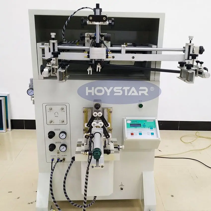 Hoystar GW-3A Plastic Bottles Cylindrical Silk Screen Printing Machine For Sales