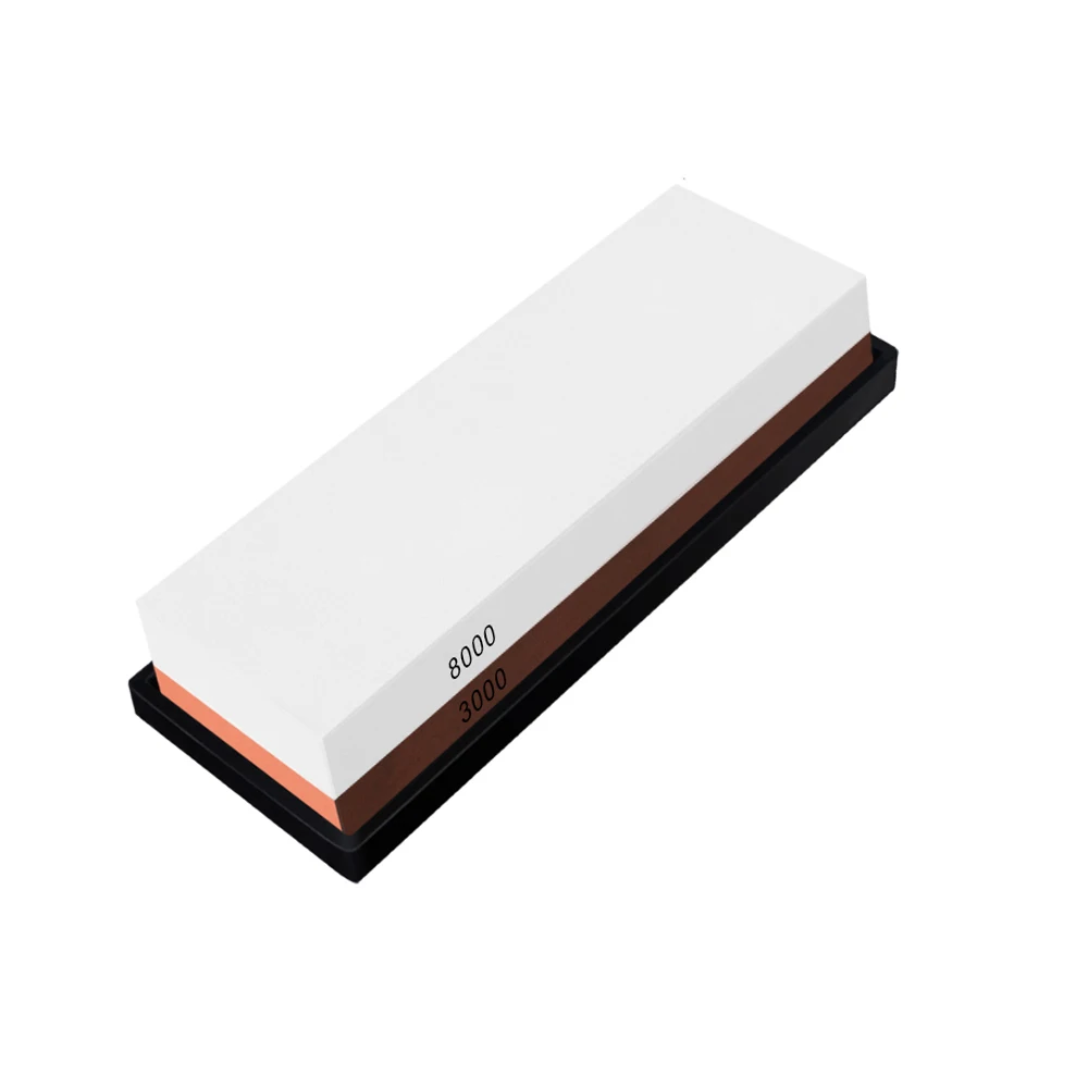
Hot Sale OEM professional dual side corundum 8000 3000 knife sharpening grindstone whetstone sharpening stone 