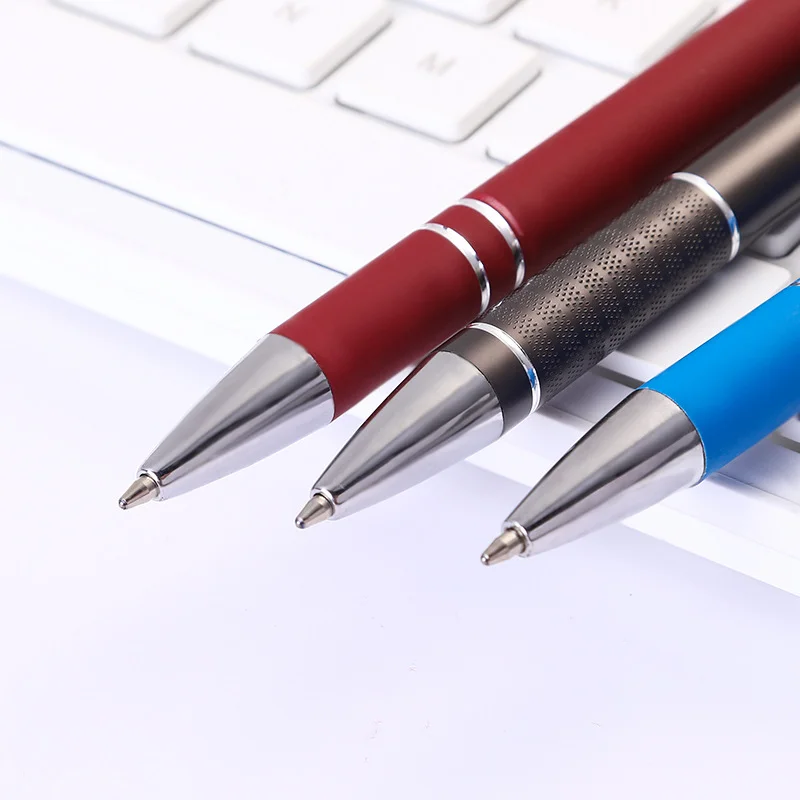 X710 Promotional 2 In 1 Customized Ballpoint Pen Multi-colored Luxury Metal Stylus Ball Pen With Logo Printed For Office