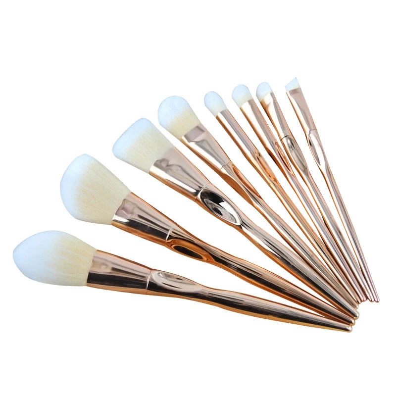 BUEYA 8 pcs high quality beauty tool makeup brushes diamond make up cosmetics powder paint brushes makeup brush kit