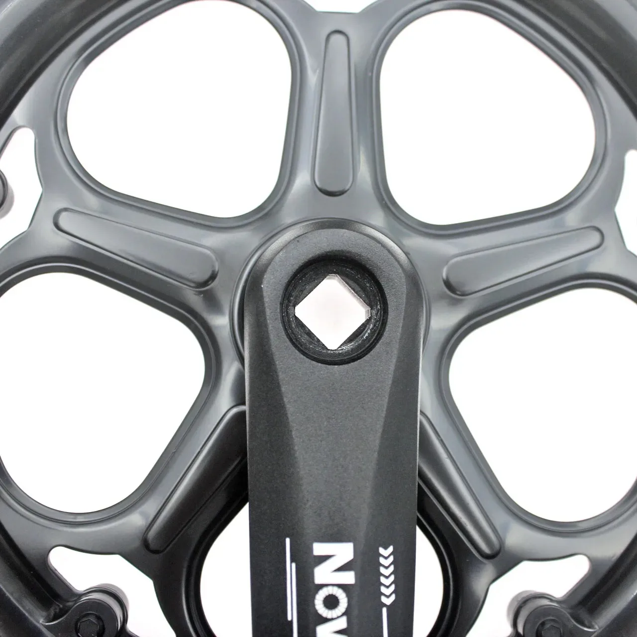 52T Road Bike Crank Set Single Speed 170mm Bicycle Crankset Hollow Tooth Plate Bike Crankset