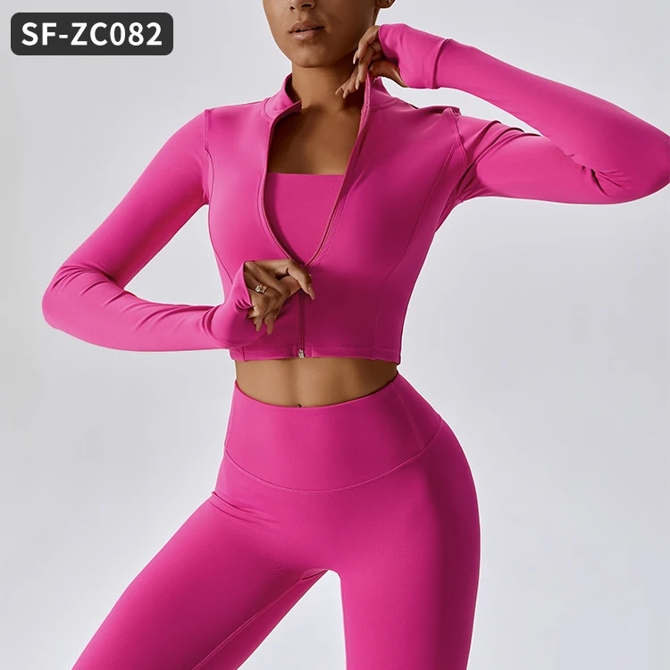 Custom Sports Girls Clothing Gym Fitness Set Women Long Sleeve Yoga Sets Yoga Suit Set For Women Outdoor Gym Fitness Wear Women