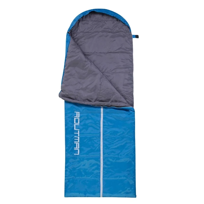 
OEM Logo and Weight Camping Equipment Jungle Tool Adult Travel Hiking Envelope Shape With Hat Sleeping Bag for Camping Outdoor 