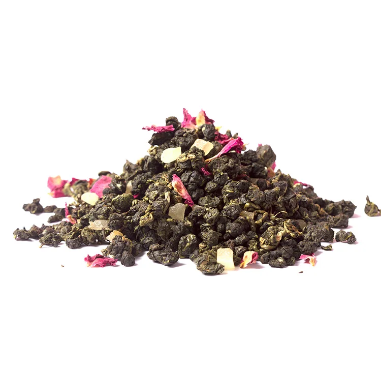 Wholesale Private Label Dried Sweet Peach Fruit Momo Oolong Flavor Blend Tea