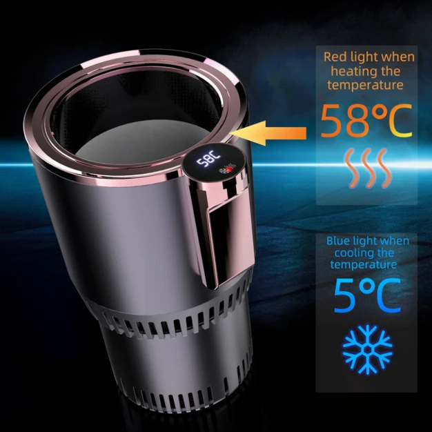 
Car accessories Smart Car Heating Cooling Cup Warmer Cup Mug Heater Cooler Electric Coffee Warmer 