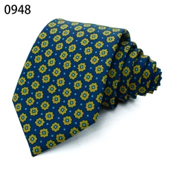 TONIVANI-62-9 Digital Printed Fashion Neckties Flowers Designs Tie