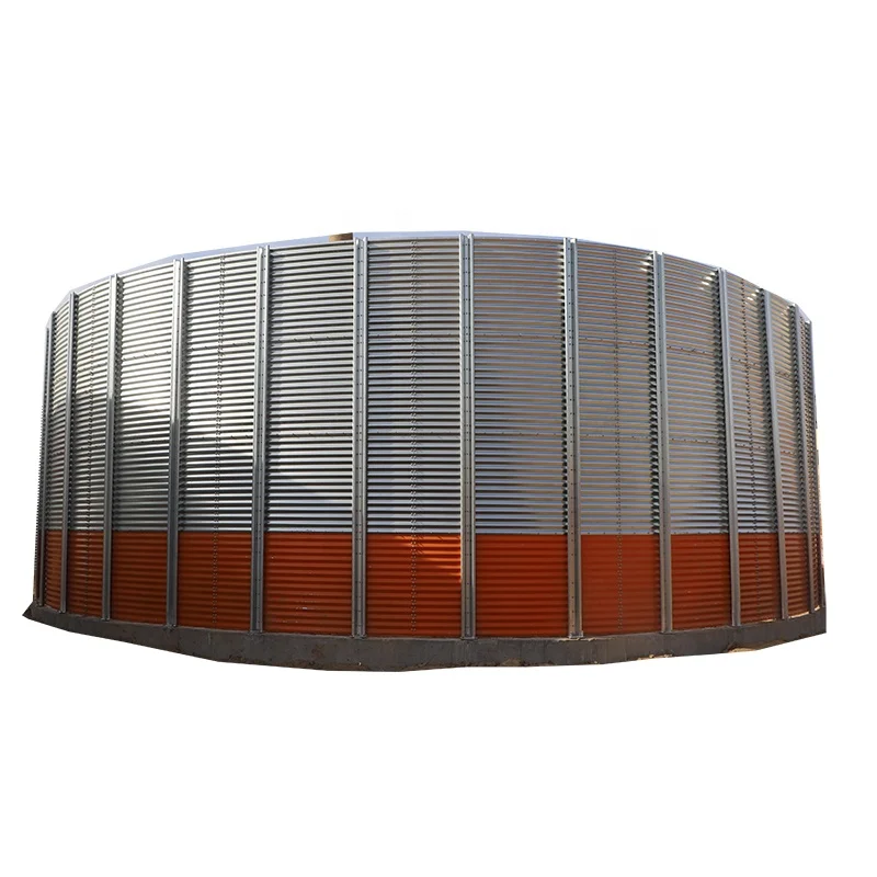 Hot Galvanized Steel Corrugated Fire Protection Potable water storage tanks Wastewater Management Storage Tanks for Sale