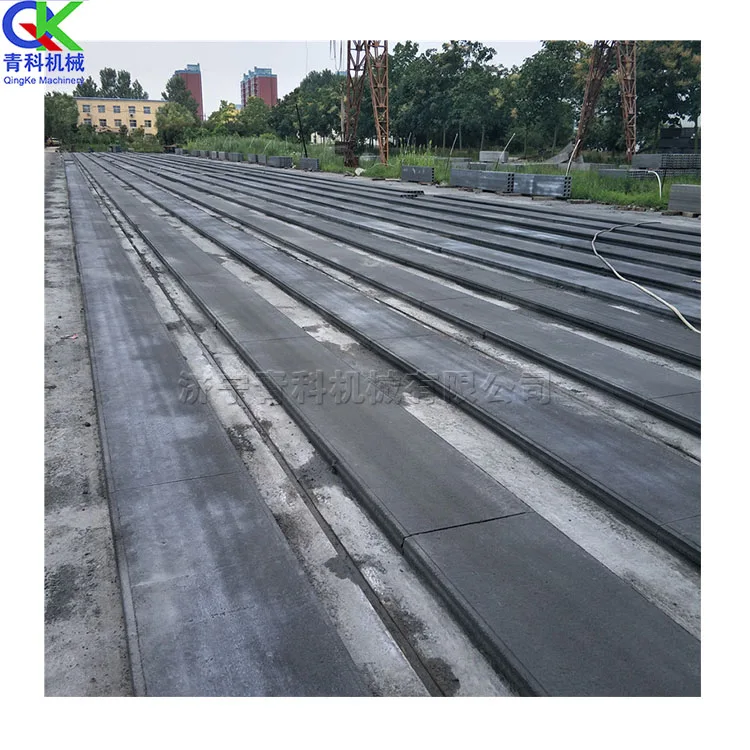 QINGKE brand Precast concrete wall making machine cement board machinery building material machinery