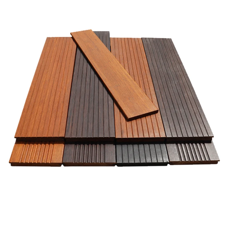 
China Manufactured Bamboo And Wood Flooring Manufacturers Outdoor Heavy Bamboo Flooring Decking 