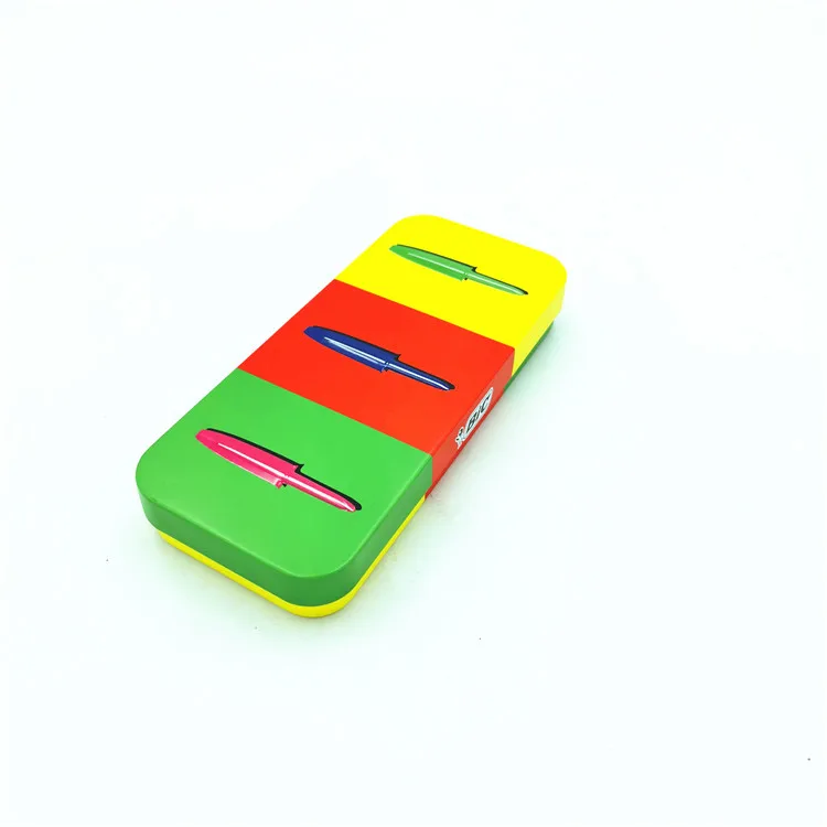 Custom Printing Tin Box Pencil Case Rectangular Metal Each Tin Box in a Poly Bag, Proper Quantity Into an Exporter Carton.