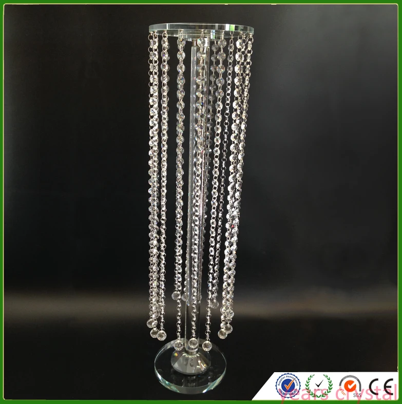 news Flower Stand Crystal Wedding Flower Stands Wedding glass flower crystal stand