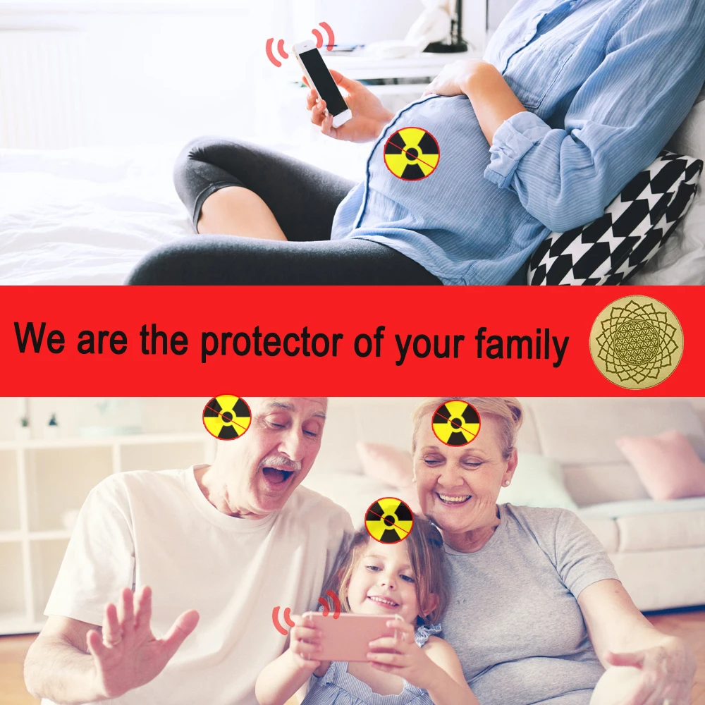 Новейшая наклейка против излучения Shiled EMF от