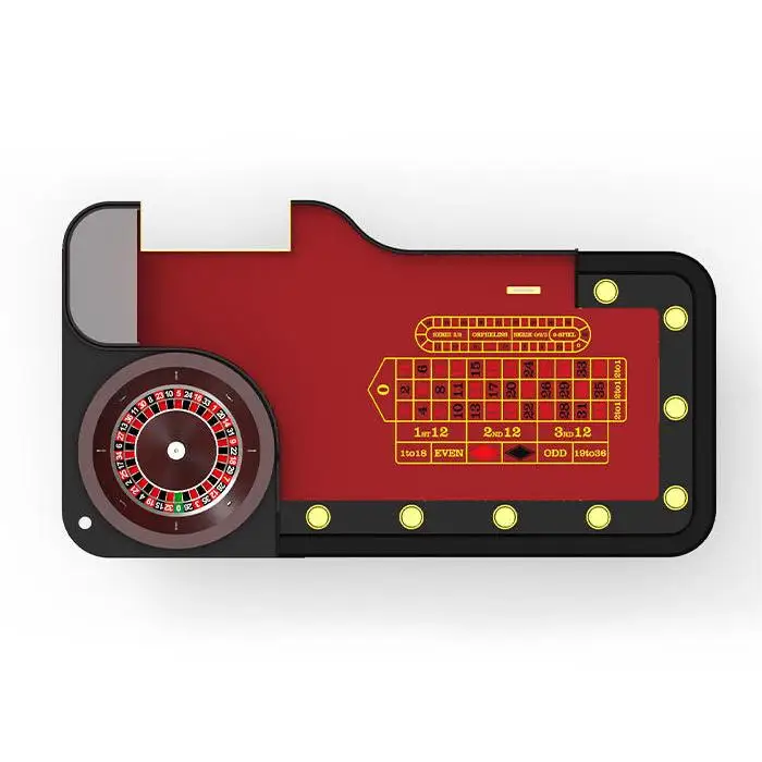 YH 275cm 32inch Wheel Gambling Solid Wood Single 0 Roulette Wheel Table Casino Roulette Table With Chips Box